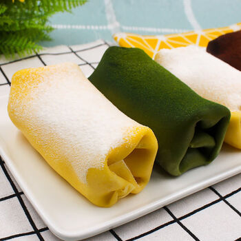 网红毛巾卷蛋糕千层蛋糕早餐奶油蛋糕甜点零食下午茶 2盒装