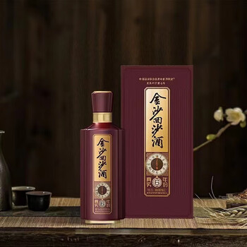 金沙回沙酒 真实年份酒(6年) 酱香型白酒 53度 500ml 礼盒装