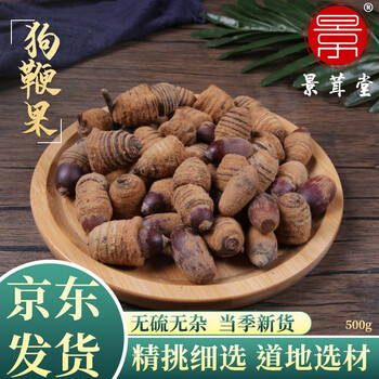 景茸堂 狗鞭果中药材毛毛果500克风流果干货 掉藤果 男人泡酒煲汤