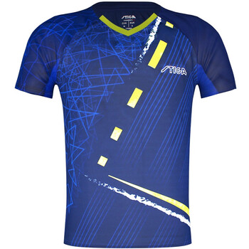 女乒乓球服装比赛速干运动服 斯蒂卡-半袖蓝色 xxl