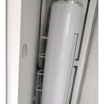 圆柱空调挡窗帘支架进风口窗帘支架柜机空调防吸窗帘圆形立式定制格力