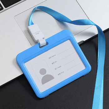 tyul工作证卡套挂绳工牌胸卡套长绳学生卡套公交卡套双面透明校牌饭卡