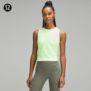 lululemon丨All It Takes 女士运动背心 *罗纹 Nulu™ LW1DZ8S 褪色绿 10