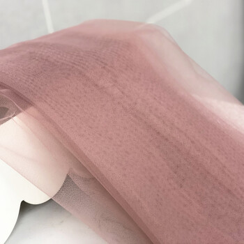 肉色网纱布料黑白色肉色柔软婚纱礼服贴身网纱手工制作高端婚纱礼服裙