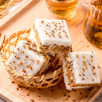 温州特产传统手工桂花糕宫廷糯米小米糕点零食下午茶点小吃美食250g