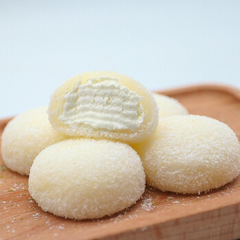 洋风椰蓉大福雪媚娘20个盒装抹茶酸奶巧克力糯米团甜品点心日式 yy