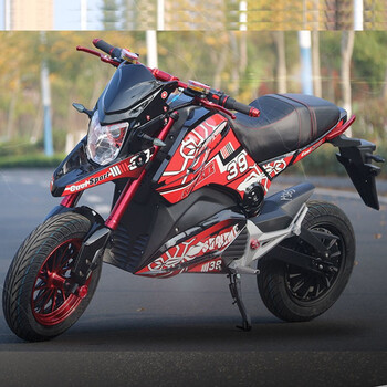 高功率电动车改装72v96电瓶车小怪兽电动爬坡赛道版成人可上牌 红蜘蛛