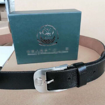 戌卫 弹力编织腰带男士保安腰带黑色安保针扣内腰带裤腰带透气合金