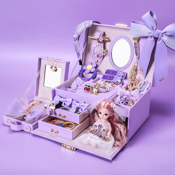 女童玩具3一9公主送小朋友惊喜发饰首饰盒8女孩生日礼物9儿童节10
