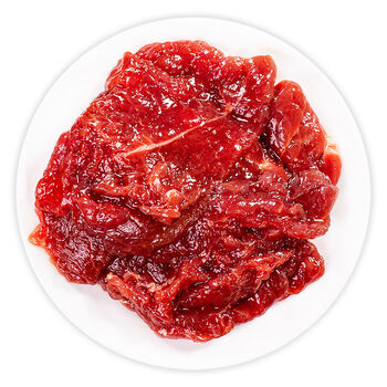 真原切嫩牛肉片新鲜滑肥牛卷厚切牛肉片火锅配菜半成品食材原味牛肉片