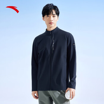 安踏男子训练系列2023年秋冬男子针织运动上衣风衣外套152337712