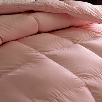 洁丽雅鹅毛被100支全棉大提花羽绒被鸭绒被冬季被子冬