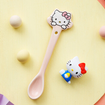 咖啡勺子陶瓷勺子咖啡搅拌勺创意可爱卡通造型小号勺子单hellokitty