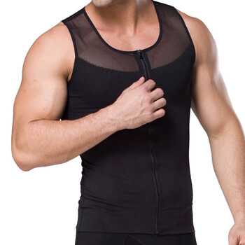 束腰男大码 胖子男士塑身衣收腹背心紧身衣运动束胸大码束腰夏季定型