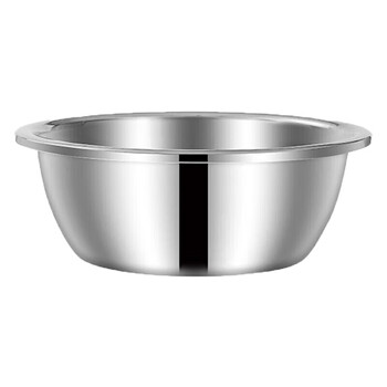 zgyfjch铁盆圆形不锈钢洗脸盆家用厨房大盆和面盆商用洗菜盆80cm特厚