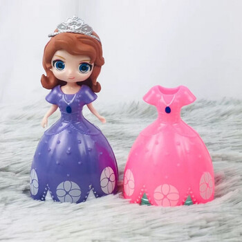 洋芭比娃娃套装白雪公主贝尔美人鱼女孩换衣生日礼物玩具苏菲亚公主2