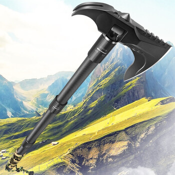 哈拿战术斧头户外多功能野外求生防身精钢军工兵开山手斧hng34战术斧