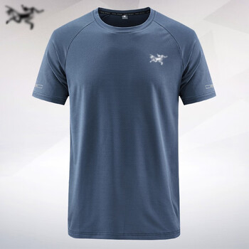 haglofs化骨鸟短袖t恤男士夏季薄款冰丝透气速干衣冰感高弹大码运动