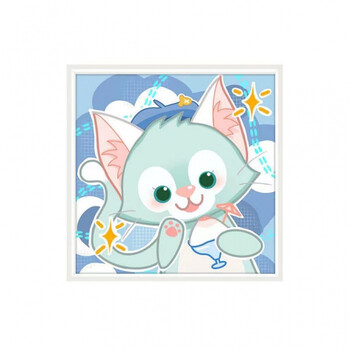 新款卡通玲娜贝儿手工diy钻石贴画满钻儿童钻 杰拉多尼(带工具包)