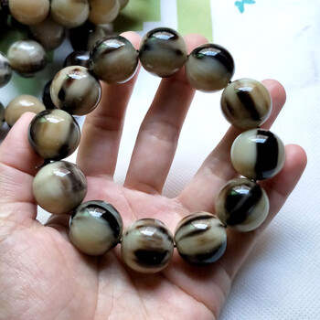 钻芙妮藏式牦牛角手串108颗佛珠文玩男女手链金刚菩提佛珠配珠情侣