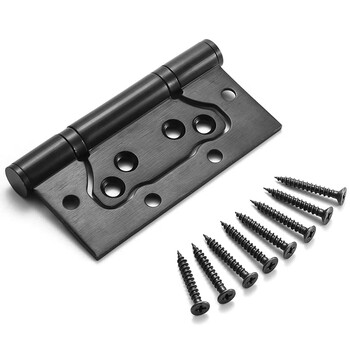 易嘉房门黑色合页门活叶加厚子母合页4寸木门字母合