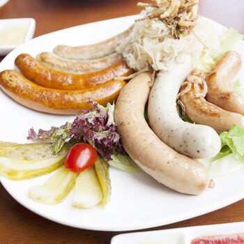 柏斯图德发烤肠拼盘420g德式香肠烤肠热狗地道德国风味烤肠德式香肠