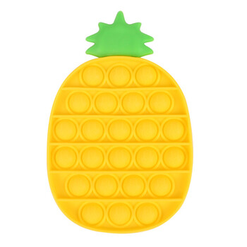 网红抖音儿童指按压按按乐儿童小玩具减压板解压神器黄色菠萝g0094