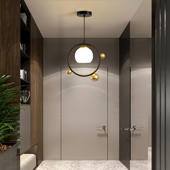 过道小吊灯北欧创意轻奢风格品质设计个性衣帽间门厅玄关入户花园 dx
