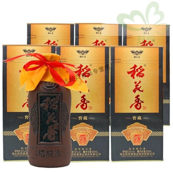 阿弟仔湖北稻i花i香白酒500ml6瓶5年窖藏52度42度浓香型白52度稻花香5