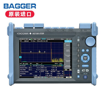 贝格(BAGGER)日本横河AQ7282A原装进口光时域反射仪OTDR光缆故障测试仪断点/衰减点曲线