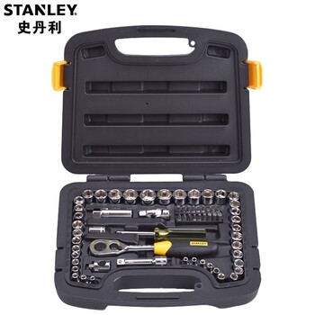 史丹利stanley65件6310mm系列公英制套筒扳手套装小中飞棘轮扳手汽修