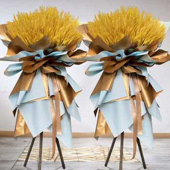 旭杉斯新店开业礼物麦穗花篮大鲜花大卖庆典开张乔迁三脚架公司商务