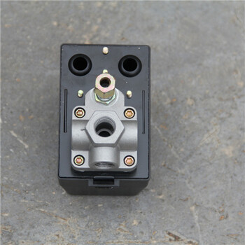 空压机开关气泵卧式三孔开关压力自动控制器四孔气压开关旋钮款四孔