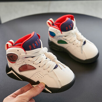 莆田童鞋男童运动鞋儿童板鞋2022篮球鞋男童高帮秋冬季新款男孩运动鞋