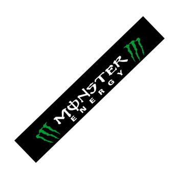 挡风玻璃贴纸遮阳个性车贴改装jp拉花文字反光贴花汽车贴纸 红色 魔爪