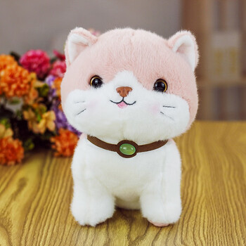 喜欢的可爱小猫公仔毛绒玩具会叫的灰色猫咪玩偶儿童安抚布娃娃女生