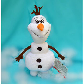 女生毛绒玩具冰雪奇缘olaf雪宝公仔布娃娃 驯鹿玩偶儿童生日礼物 经典