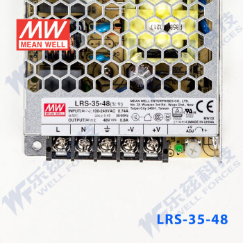 ̨γLRS-35صԴNES ֱDCѹѹ(35W)CCC֤ LRS-35-48 35W 48V0.8A 5λ͸ǰ