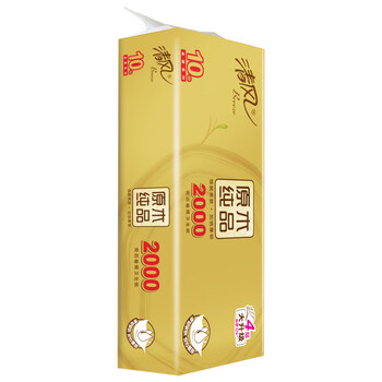 清风 金装系列 卷纸 4层200g10卷