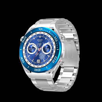 华为手机通用sk4智能手表大屏支付运动通话科技音乐gt4非凡大师银色双