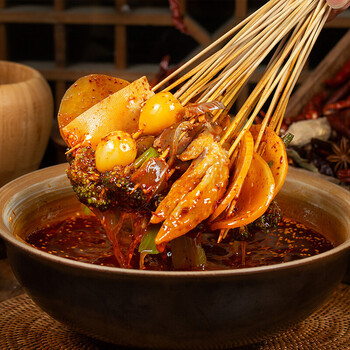 调料180g四川乐山特产小吃冷锅串串香底料麻辣烫调料* 麻辣钵钵鸡180g