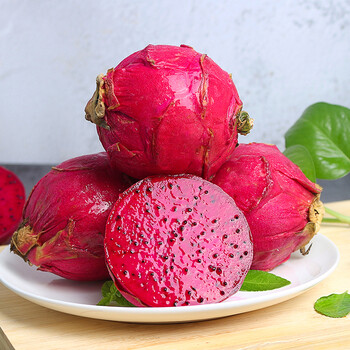 海南金都一号火龙果红心火龙果蜜宝新鲜当季红肉水果中秋节日送礼 3斤