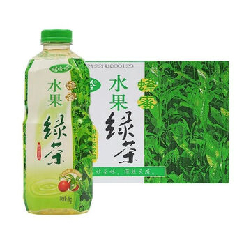 娃哈哈蜂蜜水果绿茶/1000ml瓶夏天喝的饮料 1000毫升6瓶