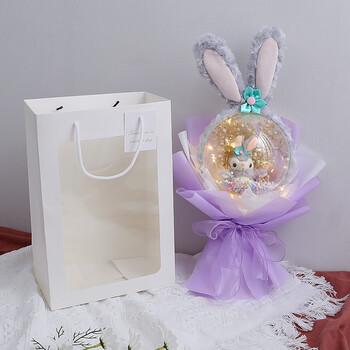 桔梗缘星黛露花束礼物送女友满天星玩偶少女心送朋友闺蜜生日礼物网红