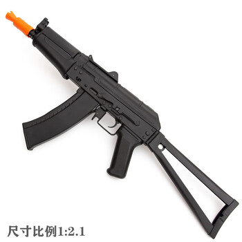 尼龙电动连发玩具枪突击cs冲锋炝 12代ak74u嘿色高配版