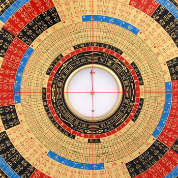 礼饰界李居明罗盘风水盘激光玄空飞星罗盘全铜高精度6寸9寸李氏三元盘