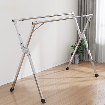 乐活时光 不锈钢晾衣架 双杆1.4m