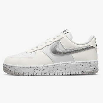 nike耐克板鞋nikeairforce1crater空军一号女子低帮泼墨底防滑dh09
