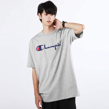 香港发货冠军champion21夏季新款男女情侣经典美版草写字母logo休闲