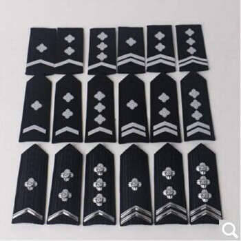 简章肩章牌秩序维护治安安检护卫保卫全套魔术贴臂章定制金属两拐一